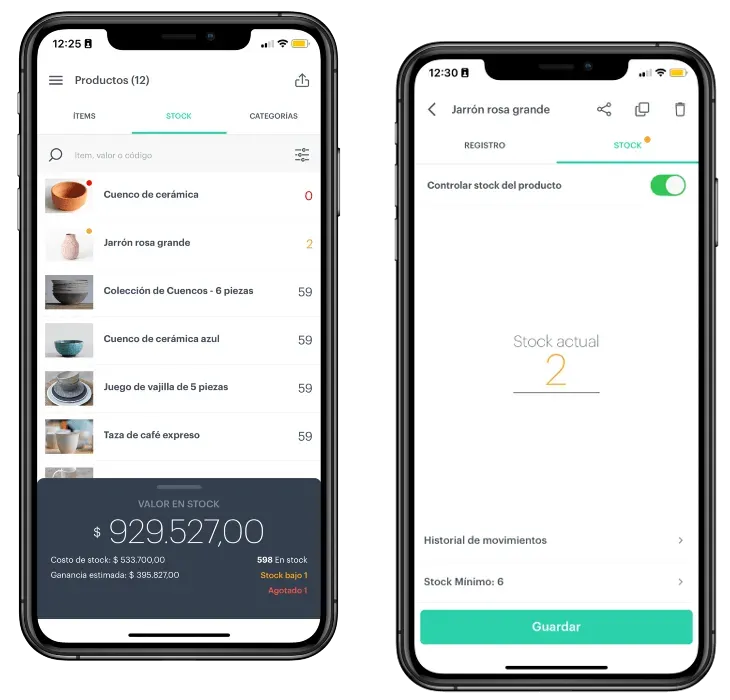 Alertas de control de stock para tomar acción rápida