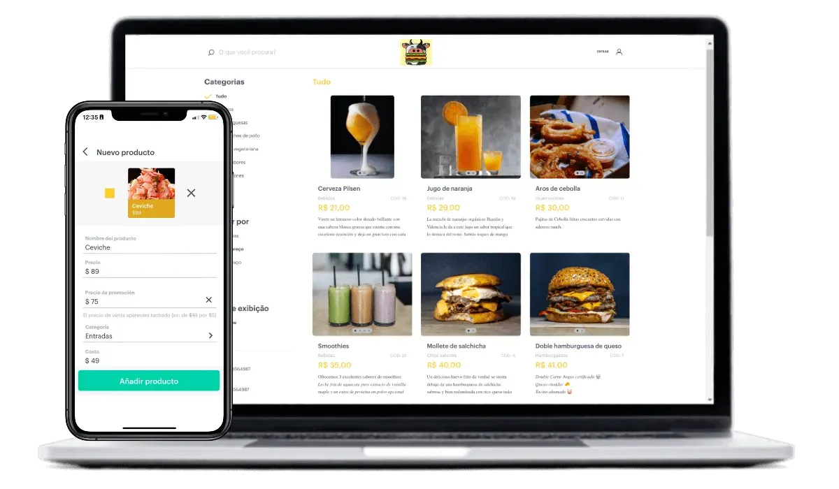 Personaliza tu menú digital en minutos